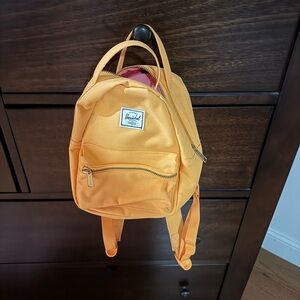 Herschel Supply Company Orange Mini Backpack Classic Style